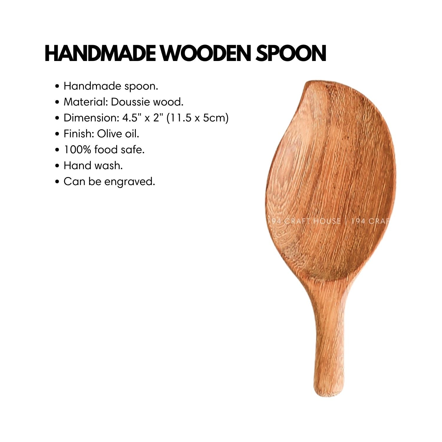 Handcrafted Small Leaf Wooden Spoon for Spices, Coffee, Tea, Bath Salt, Measuring Spoon Scoops, Cooking Utensils Gadgets, Kitchen Decor & Personalized Gift