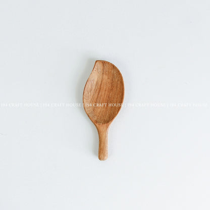 Handcrafted Leaf-shaped Wooden Scoops - Measuring Spoon