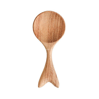 Handcrafted Small Wooden Fishtail Spoon for Spices, Coffee, Tea, Bath Salt, Measuring Spoon Scoops, Cooking Utensils Gadgets, Kitchen Decor & Personalized Gift