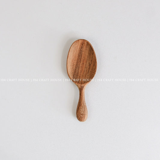 Hand-Carved Mini Wooden Spice Spoon - Measuring Spoons & Scoops