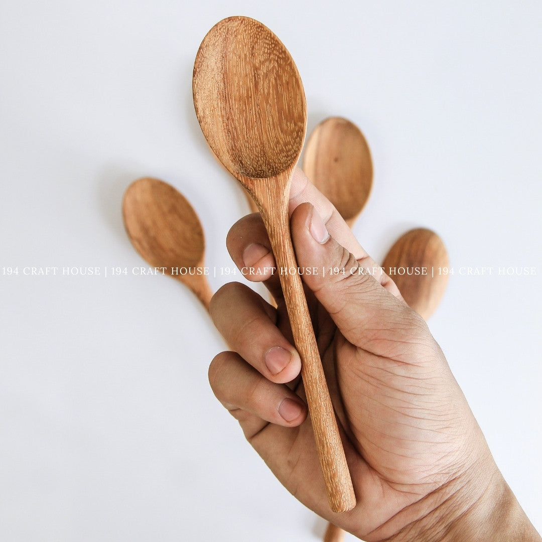 Straight Wooden Spoon - Kitchen Serving Utensils