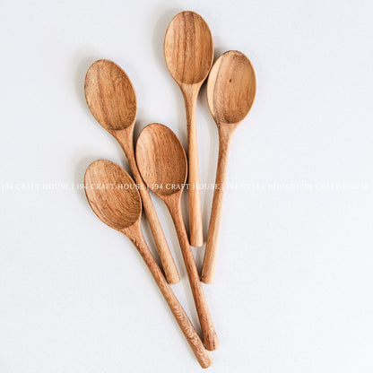 Straight Wooden Spoon - Kitchen Serving Utensils