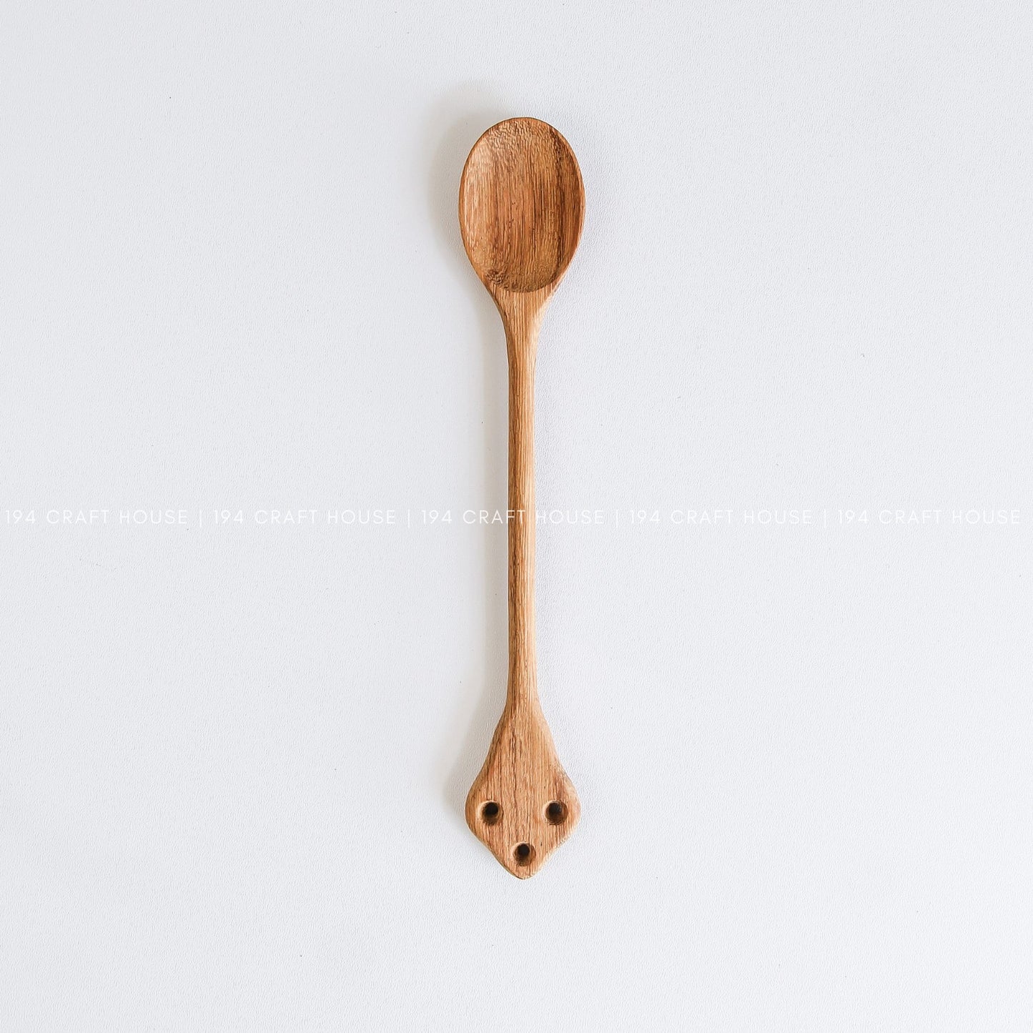 Handcarved Vintage Wooden Spoon - Kitchen Serving Utensils