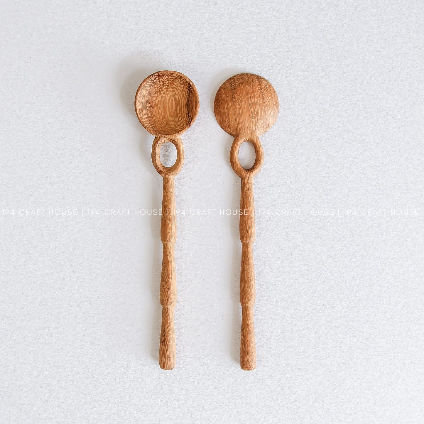 Asparagus Handle Wooden Spoon - Kitchen Serving Utensils