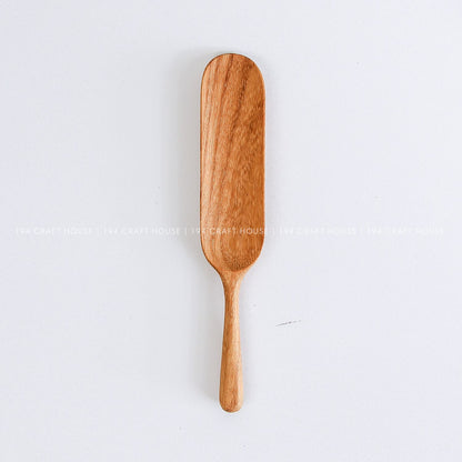 Handcrafted long handle wooden tea spoon for loose-leaf tea and dry ingredients