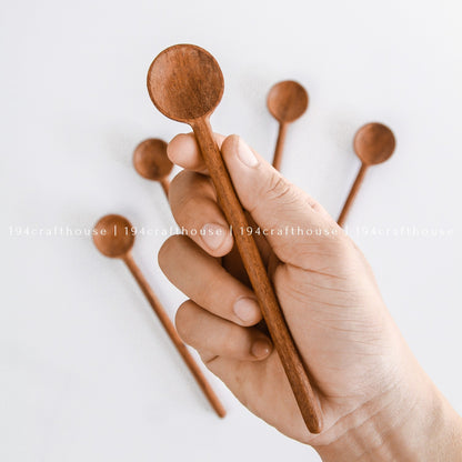 Hand Carved Wooden Coffee/Tea Spoons - Measuring Spoons