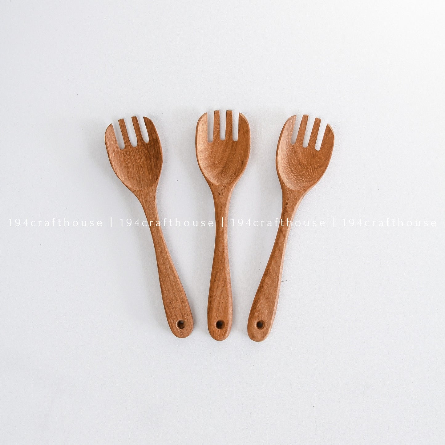 Handcrafted Wooden Salad Fork - Serving Spoons