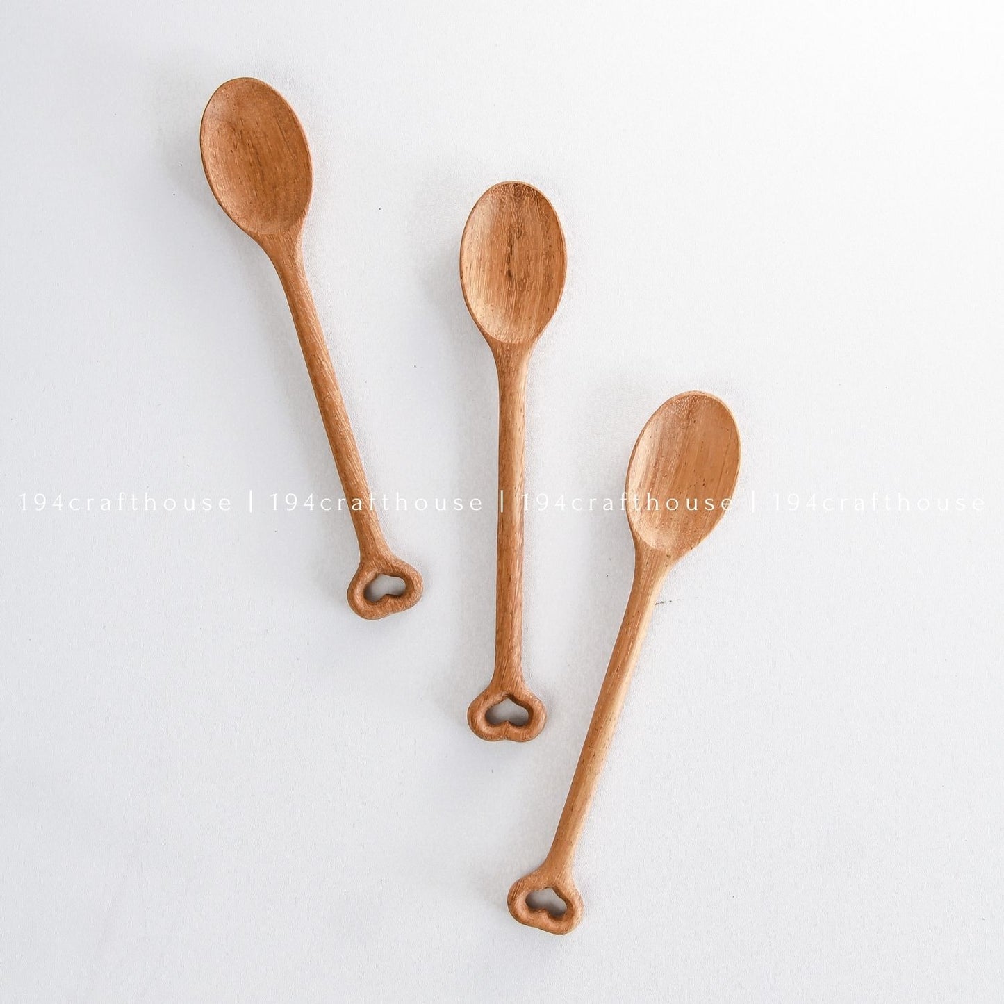 Heart Handle Wooden Heart Spoon