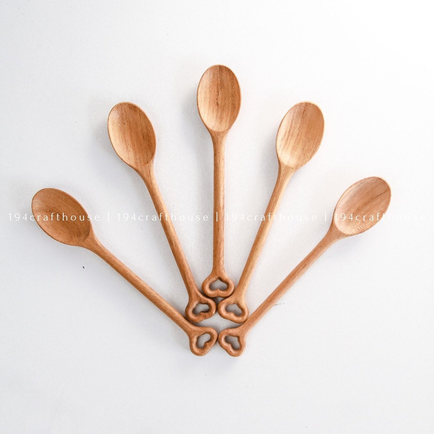 Heart Handle Wooden Heart Spoon