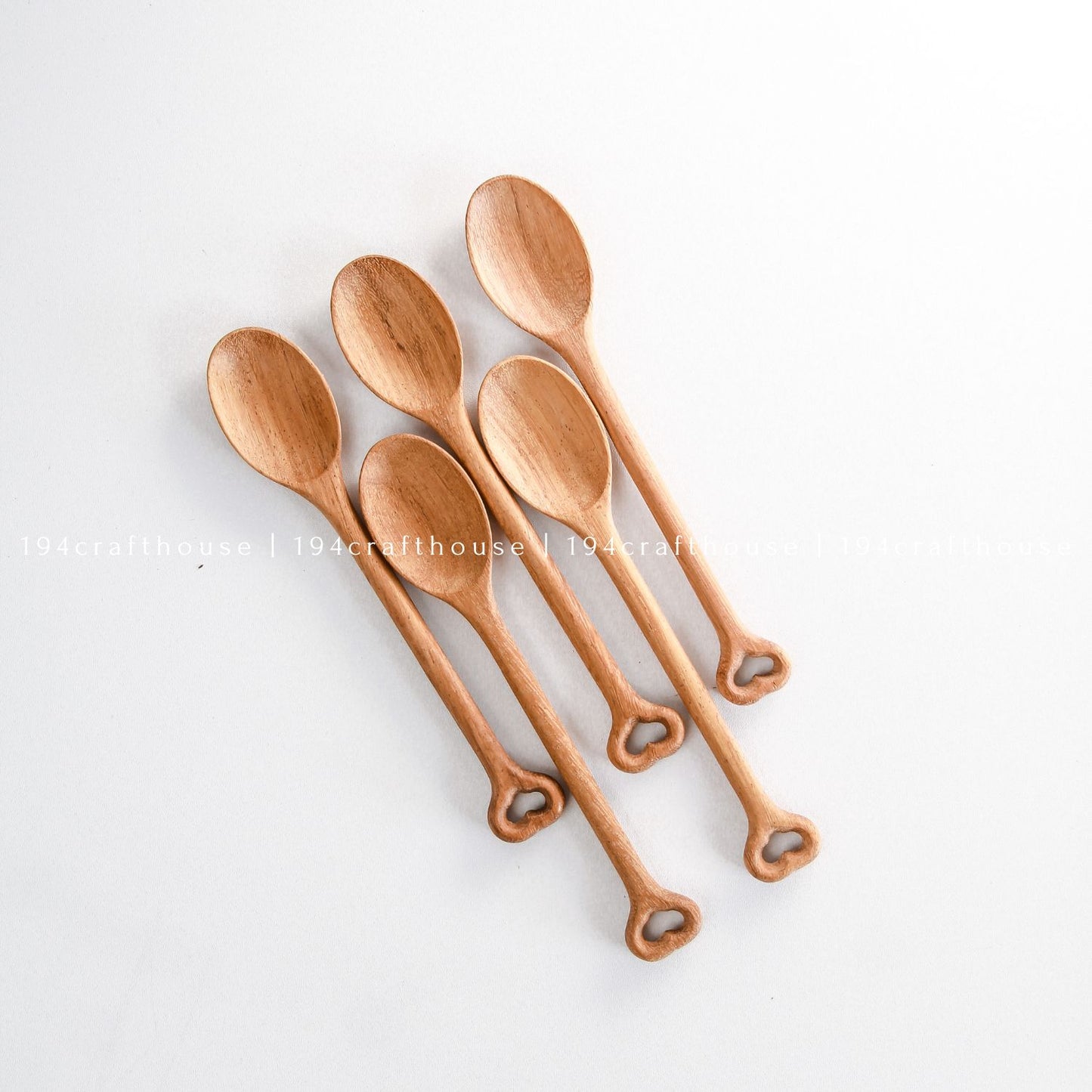 Heart Handle Wooden Heart Spoon