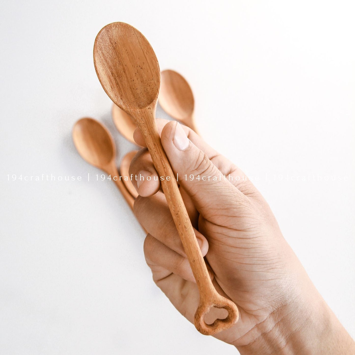 Heart Handle Wooden Heart Spoon