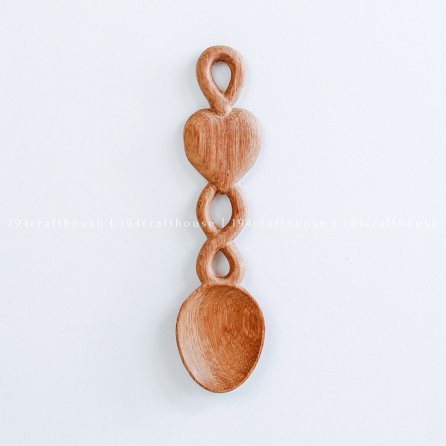 Hand Carved Welsh Love Spoons