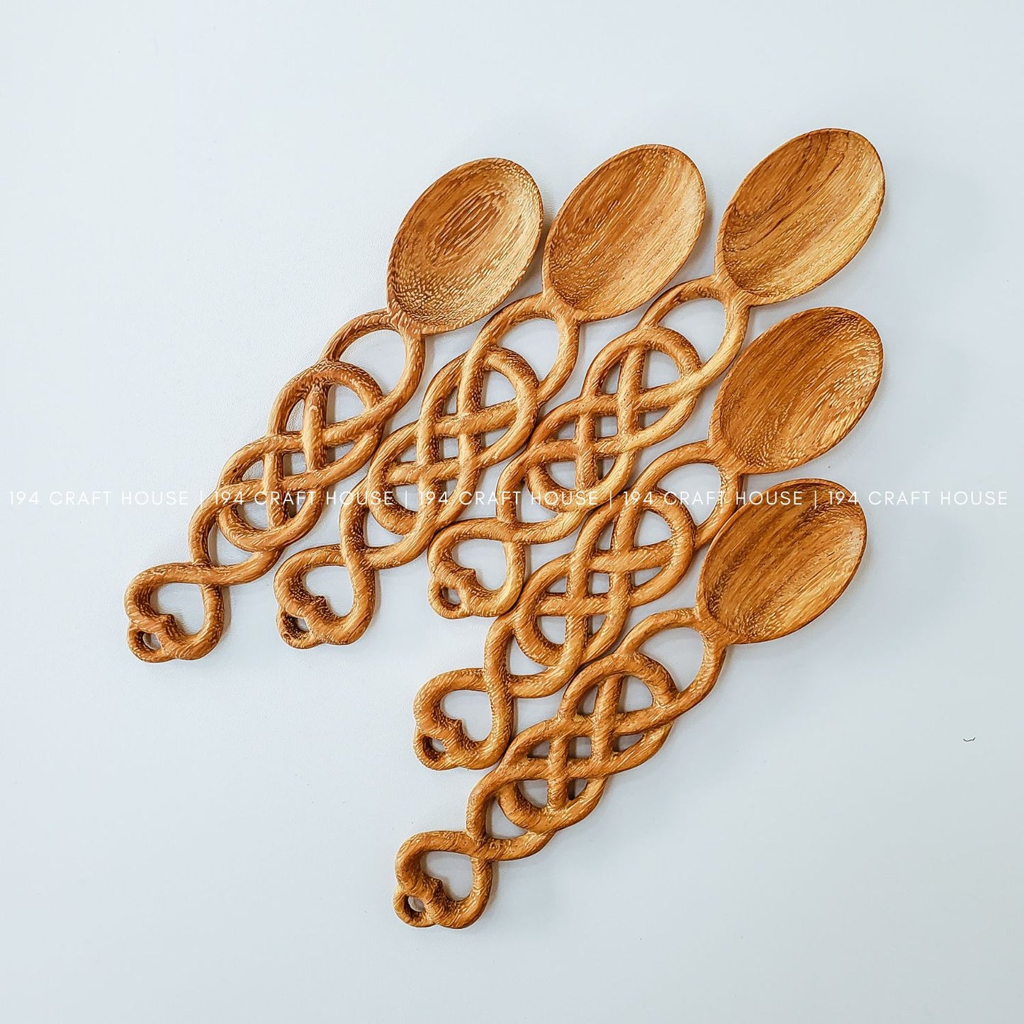 Hand carved celtic love spoon: Personalized gifts for wedding anniversary, wedding gifts for couples, wedding favors gift for guest in bulk, engagement gifts, bridal shower favors & gifts, birthday gift, kitchen gifts.