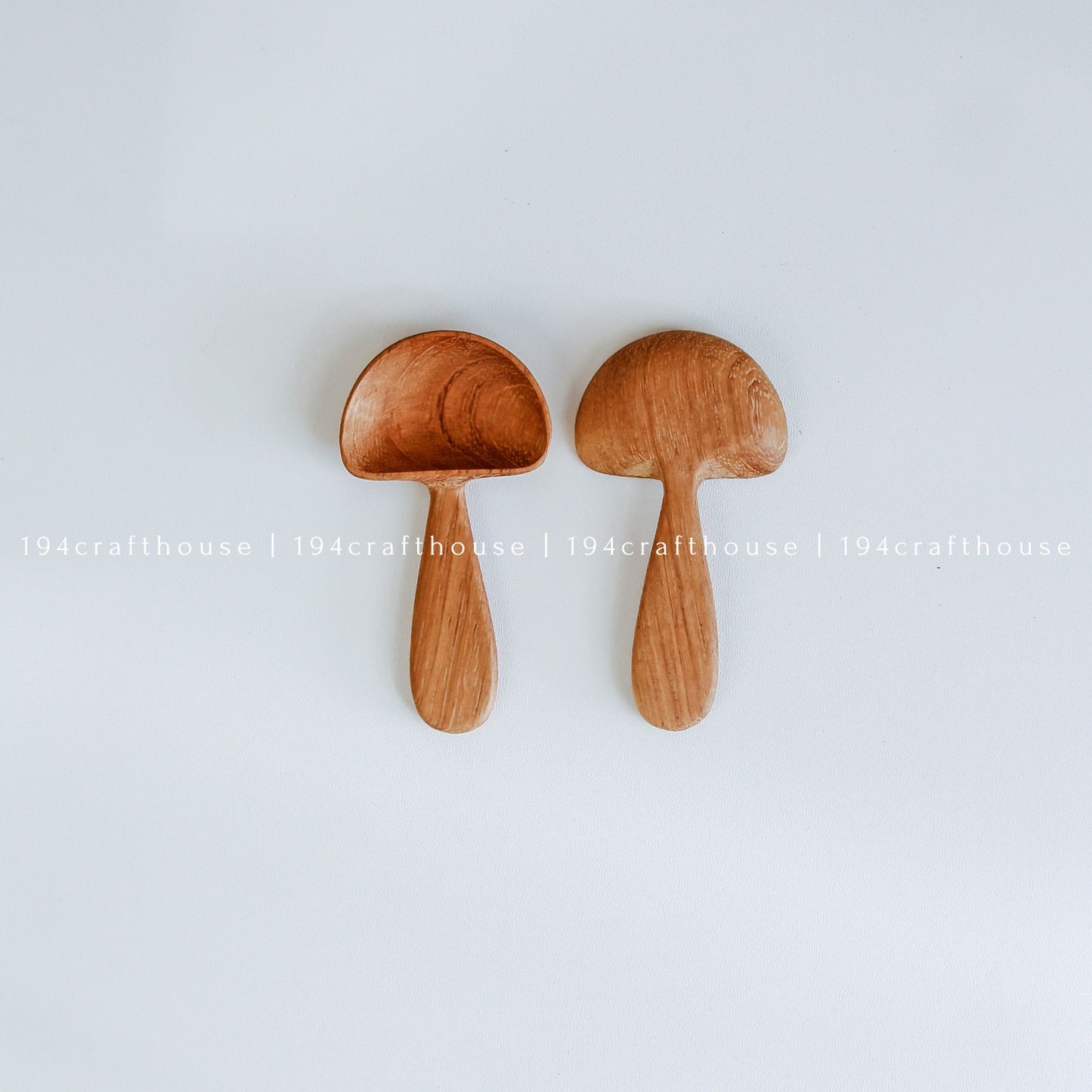 Wooden Mushroom Spoons - Measuring Spoon