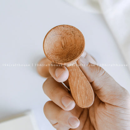 Wooden Tiny Spoons - Measuring Spoon & Scoops