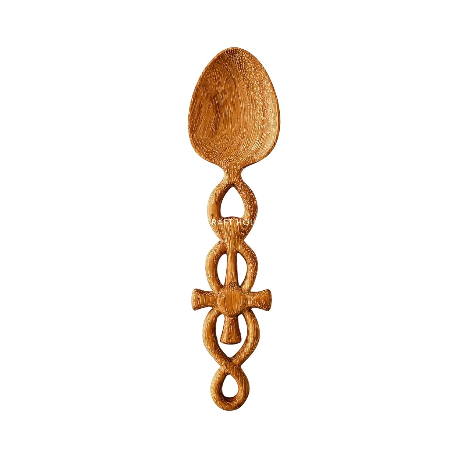 Handcarved Celtic Cross Welsh love Spoon: Personalized Gift for Him, Gift for Her, Wedding Anniversary Gifts, Wedding Gifts for Couples, Engagement Gifts, Birthday Gifts, Kitchen Gifts.