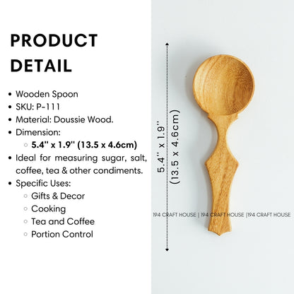 Wooden Coffee, Tea Spoon - Measuring Spoons