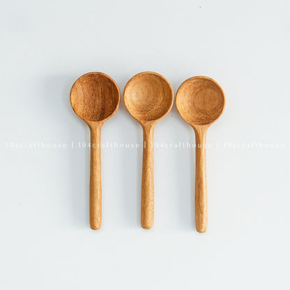 Wooden Salt, Sugar Tiny Spoons - Measuring Spoons