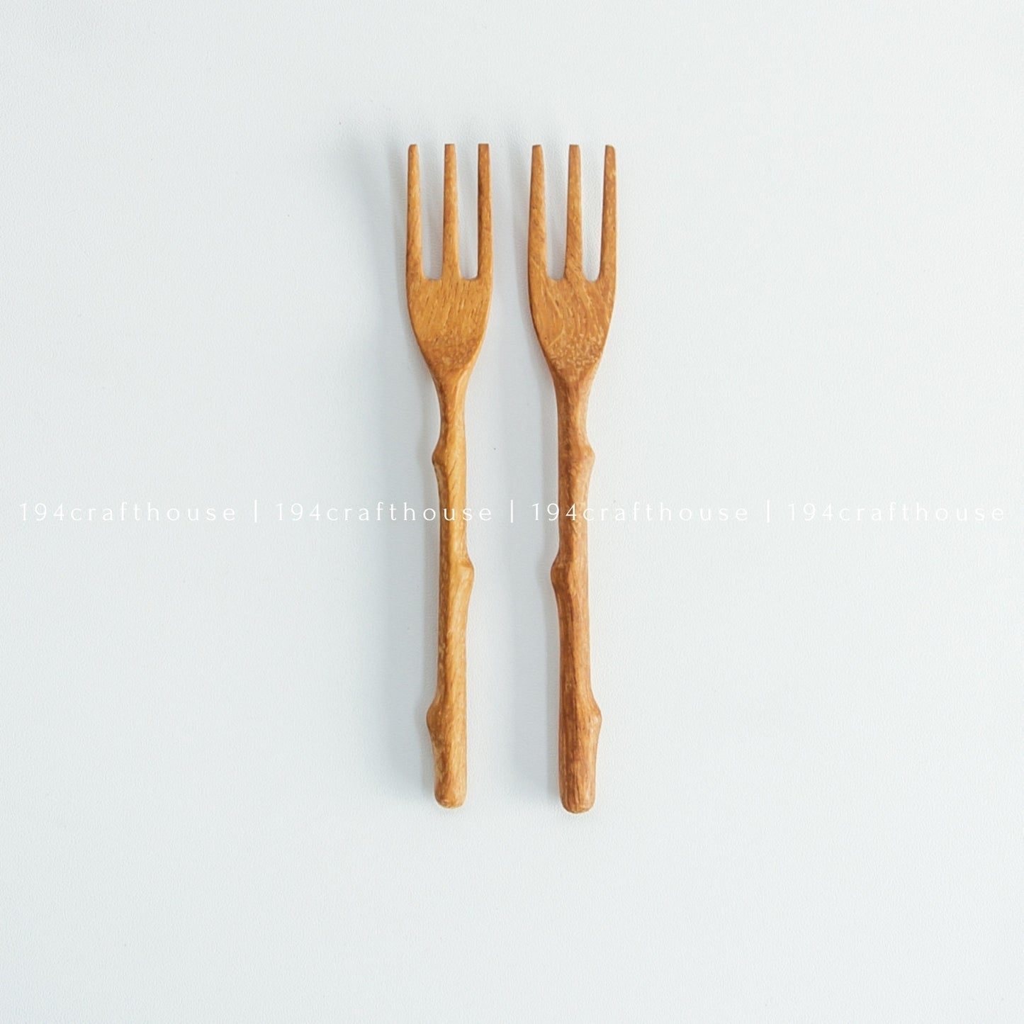 Branch Tree Wooden Small Fork - Kitchen Serving Utensils