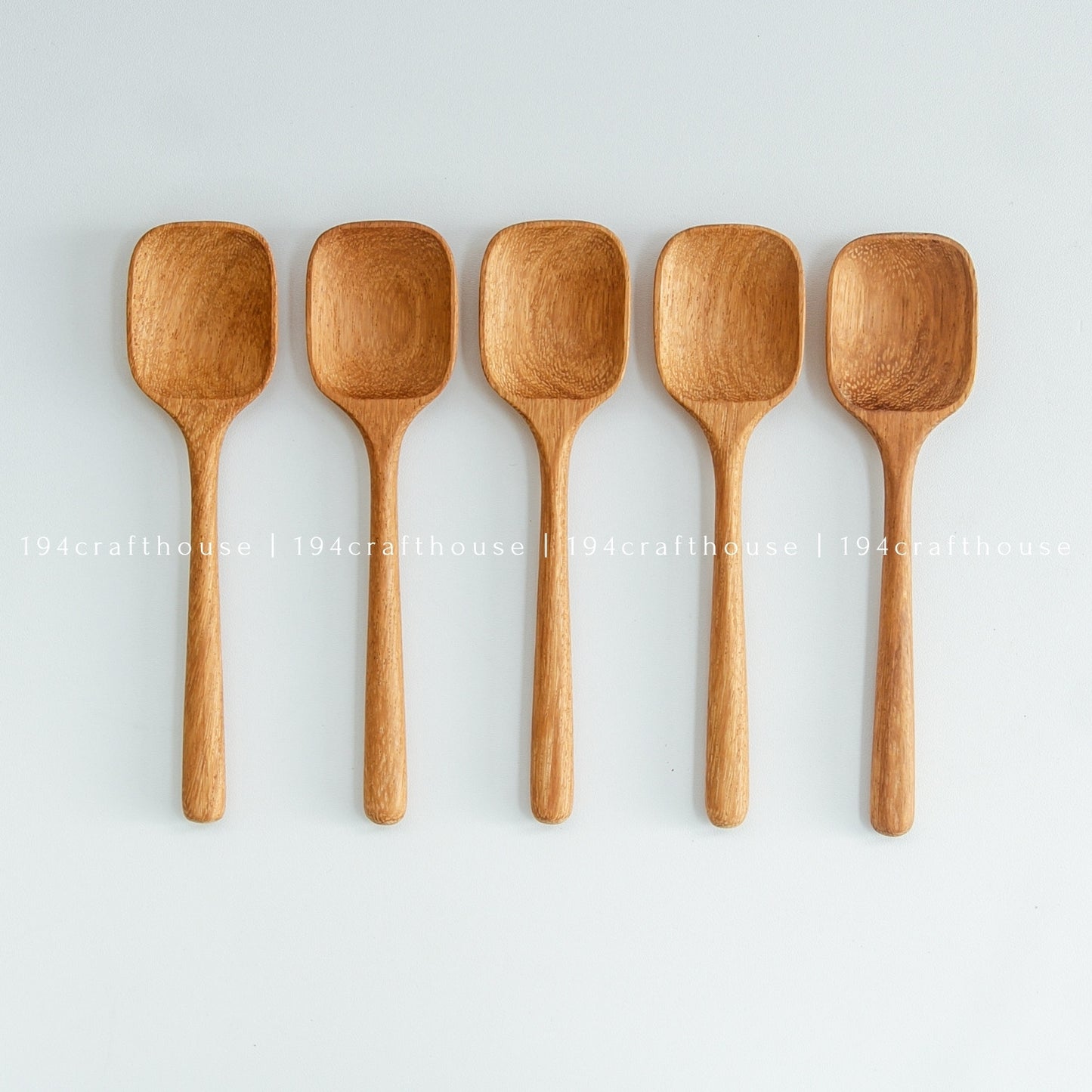 Handcarved Wooden Condiment Spoons - Measuring Spoons