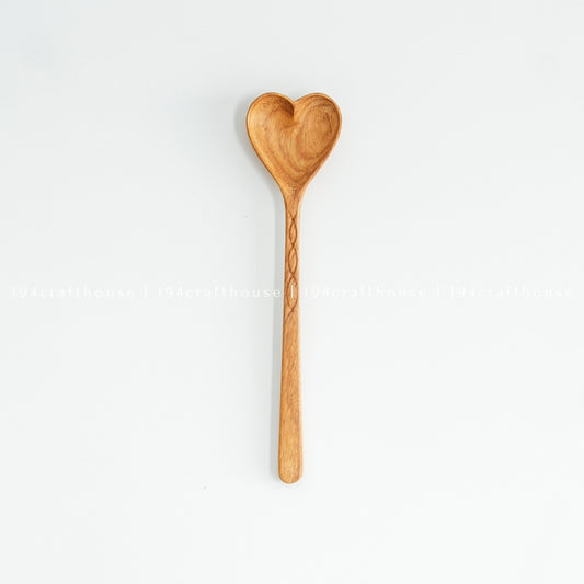 Hand Carved Wooden Heart Spoons - Christmas Gifts & Decor