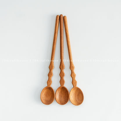 Long Handle Wooden Coffee & Tea Measuring Spoon – Home Decor & Gifts