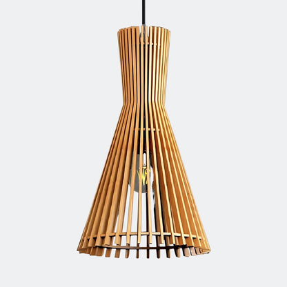 Wood Pendant Light Cage For Kitchen Living Room Home