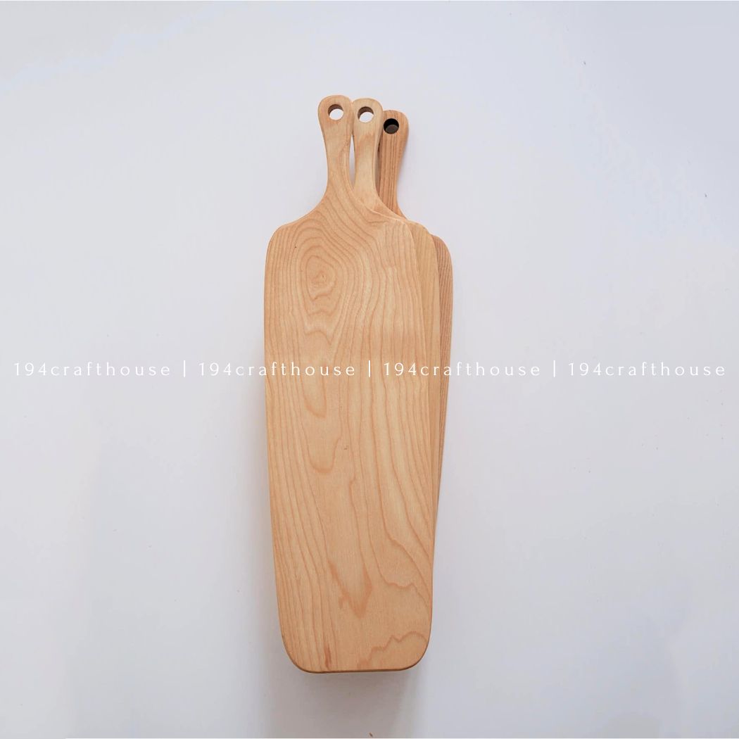 Wood Decorative Serving Board Handle With Hole