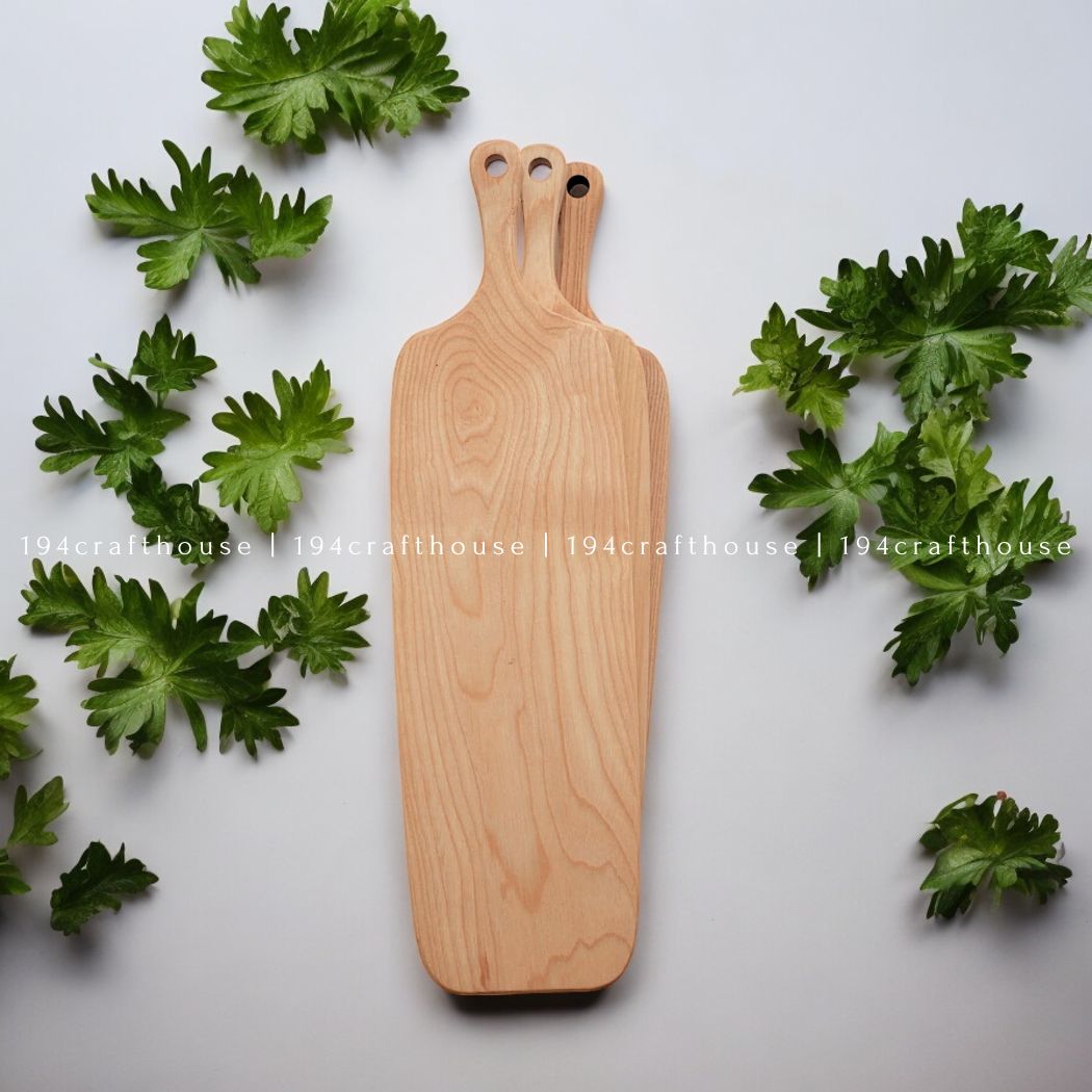 Wood Decorative Serving Board Handle With Hole