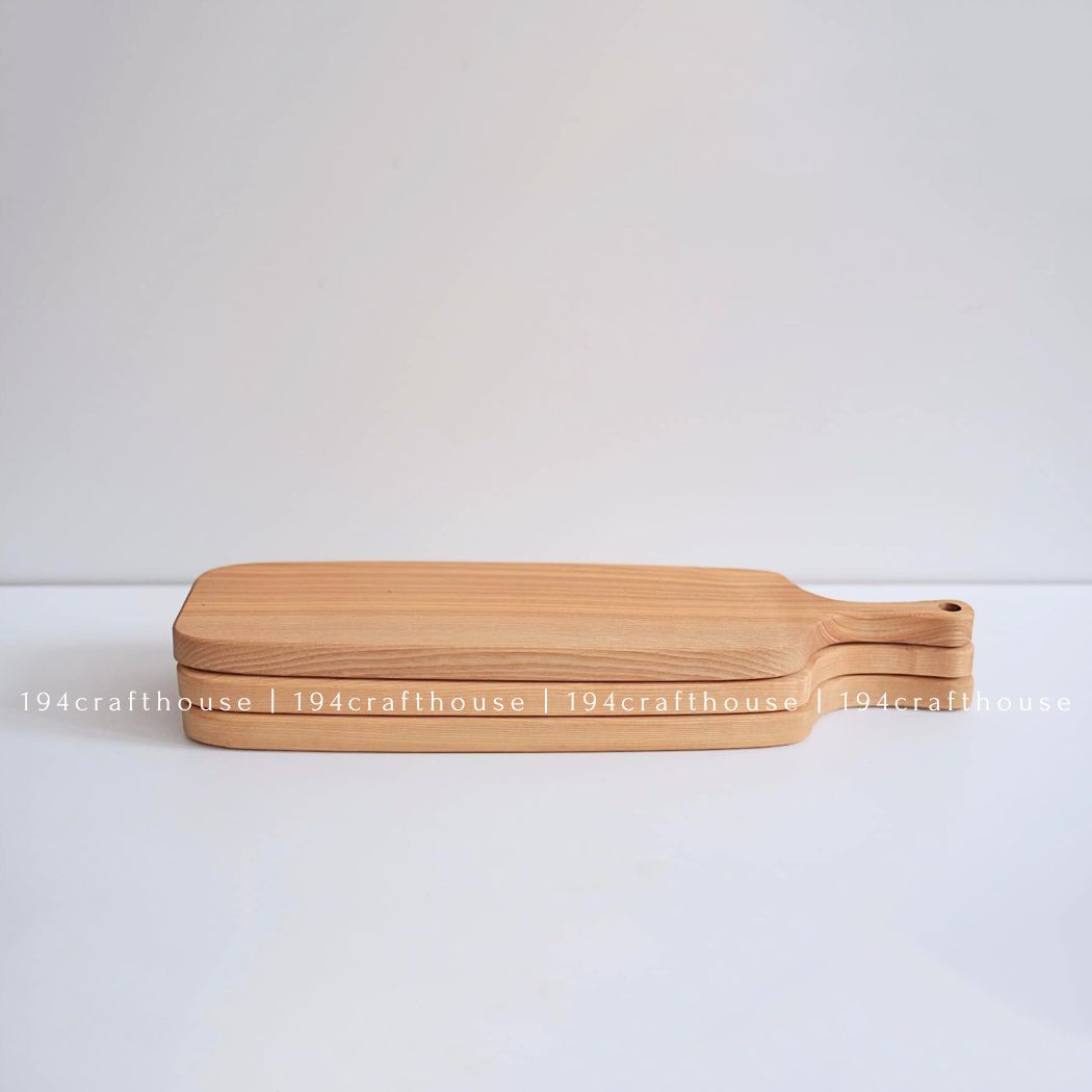 Wood Decorative Serving Board Handle With Hole