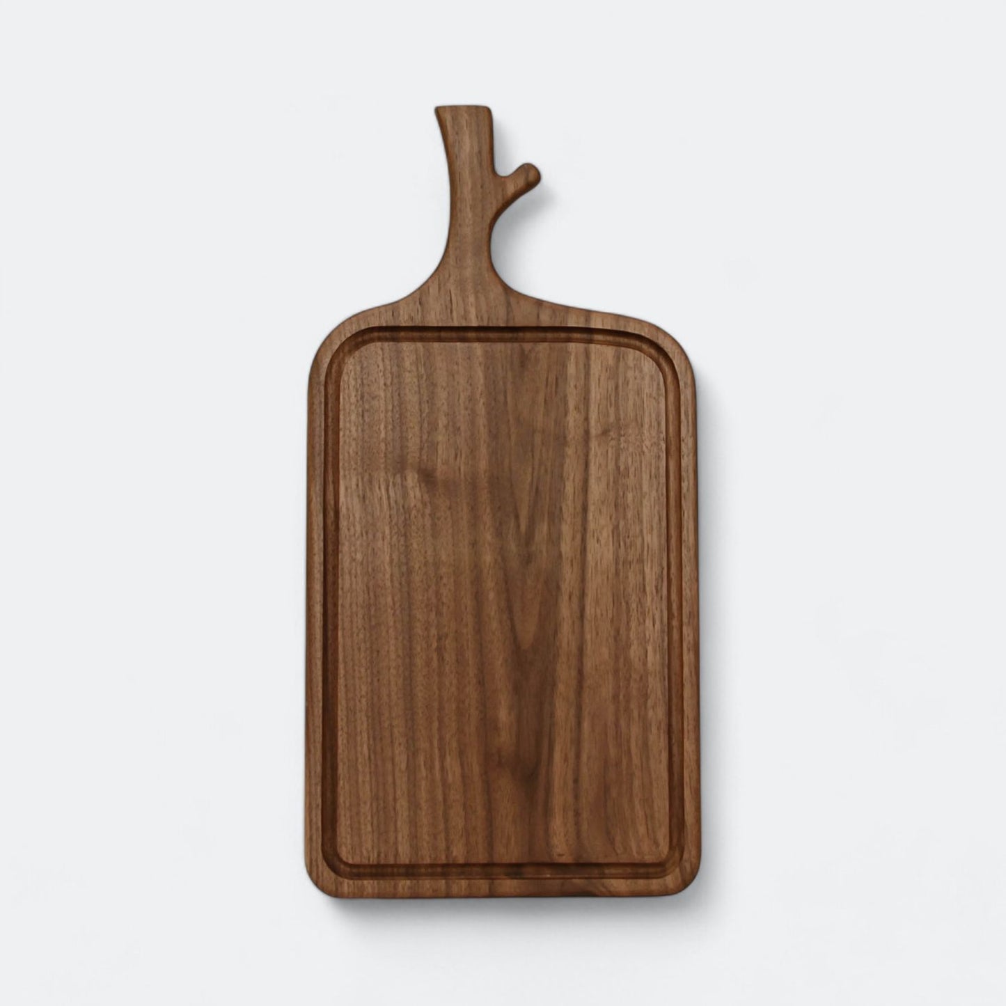 Walnut Cutting Board With Handles and Juice Groove