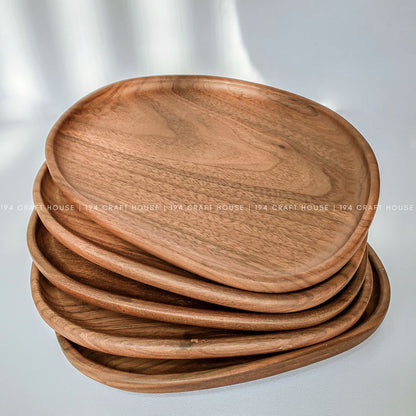 Handmade Small Walnut Serving Tray