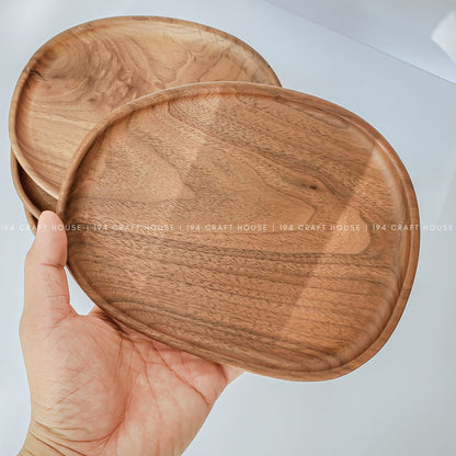 Handmade Small Walnut Serving Tray