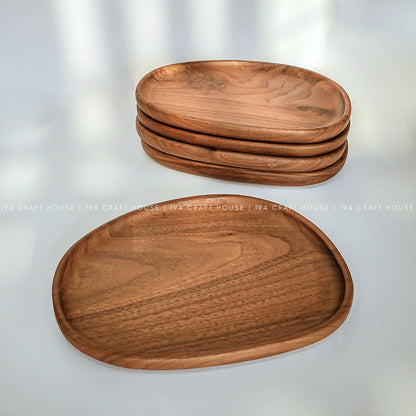 Handmade Small Walnut Serving Tray