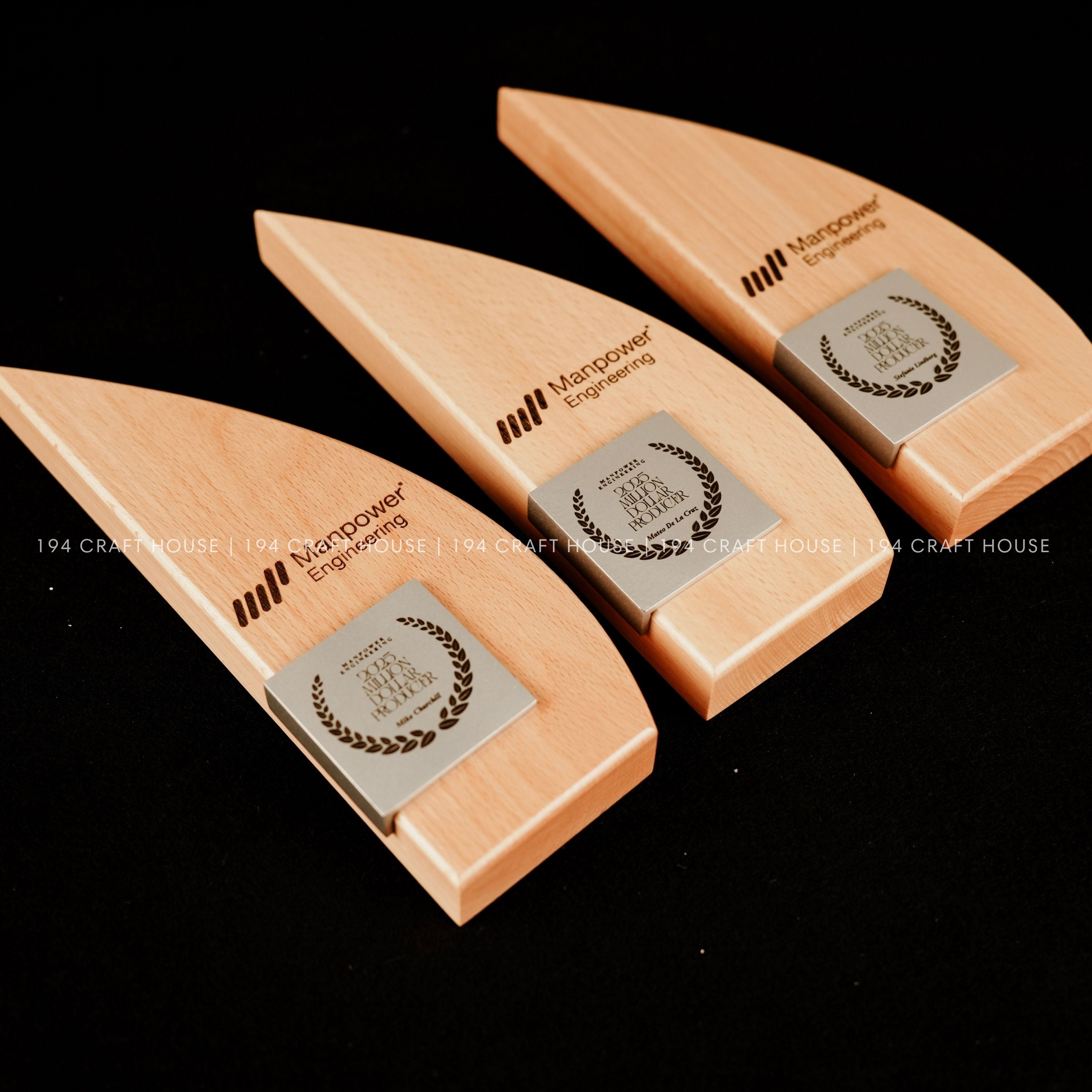 Custom Wooden Trophy & Award Plaque: Personalized Corporate Gifts for Employee Appreciation Gifts, Employee Recognition Gift, Employee Retirement Gifts, Corporate Event Gift for Clients, Event Gifts, End Of Year Gift, Promotion Gifts