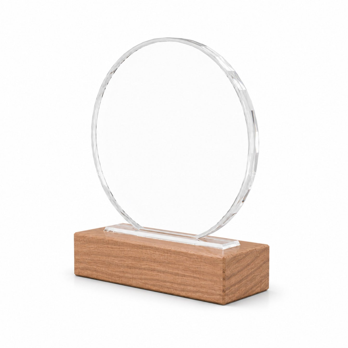 Personalized Crystal Award with Wooden Base: Custom Plaques, Awards and Trophies Corporate Gift for Clients, Employee Recognition Gift, Appreciation Gifts, Company Anniversary Gifts, Achievement Award.