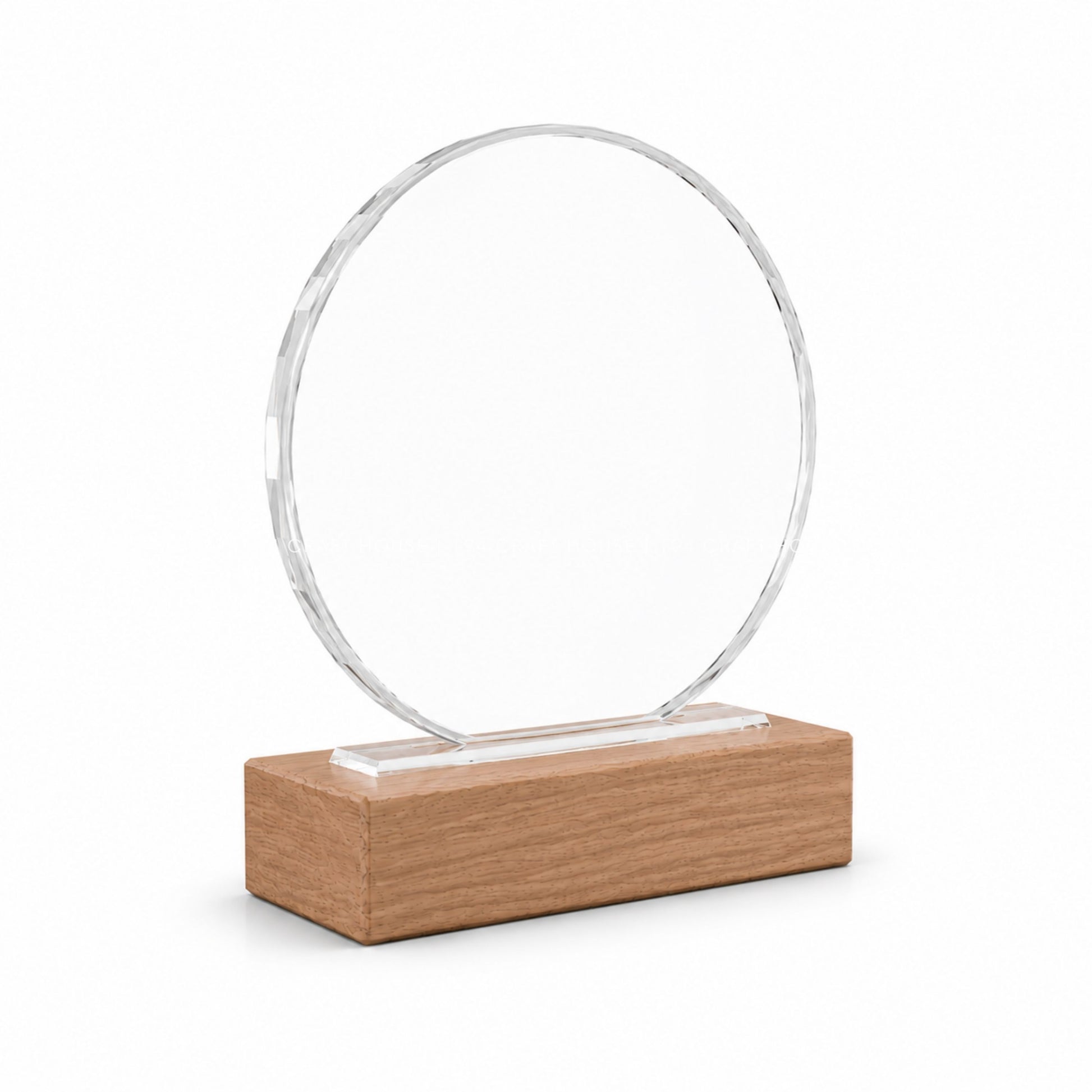 Personalized Crystal Award with Wooden Base: Custom Plaques, Awards and Trophies Corporate Gift for Clients, Employee Recognition Gift, Appreciation Gifts, Company Anniversary Gifts, Achievement Award.