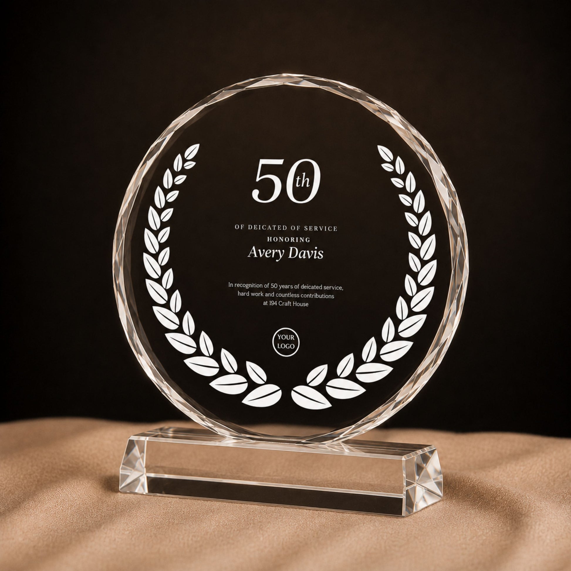 Personalized  Crystal Trophy Award With Gift Box: Custom Corporate Award Plaques & Trophies, Employee Recognition Award, Employee Appreciation Gifts, Sales Achievement Awards, Retirement Award Gifts, Graduation Award Gifts, Company Anniversary Awards, Leadership Awards, Years of Service Awards, Corporate Gifts