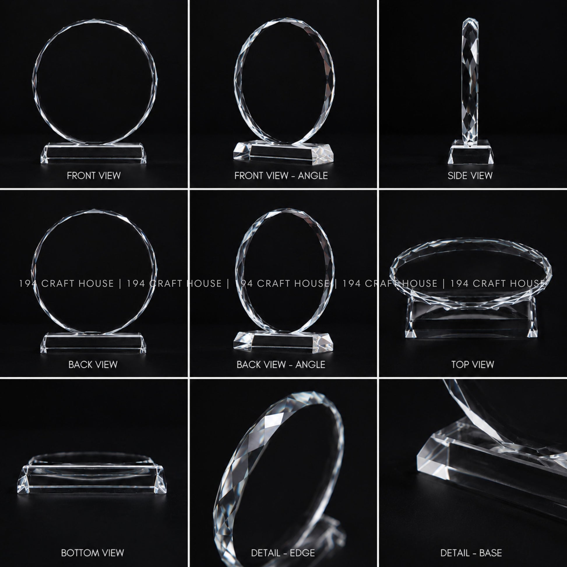 Custom Crystal Award Plaque: Personalized Corporate Gifts Recognition and Milestone Achievements for Employee Recognition Gifts, Clients Appreciation Gifts, Retirement Gifts, Company Anniversary Gifts