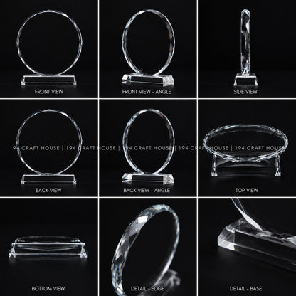 Custom Crystal Award Plaque: Personalized Corporate Gifts Recognition and Milestone Achievements for Employee Recognition Gifts, Clients Appreciation Gifts, Retirement Gifts, Company Anniversary Gifts