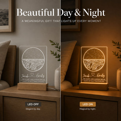 Custom Star Map Night Light