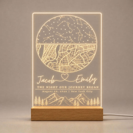 Custom Star Map Night Light