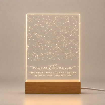 Custom Night Sky Star Map LED Light