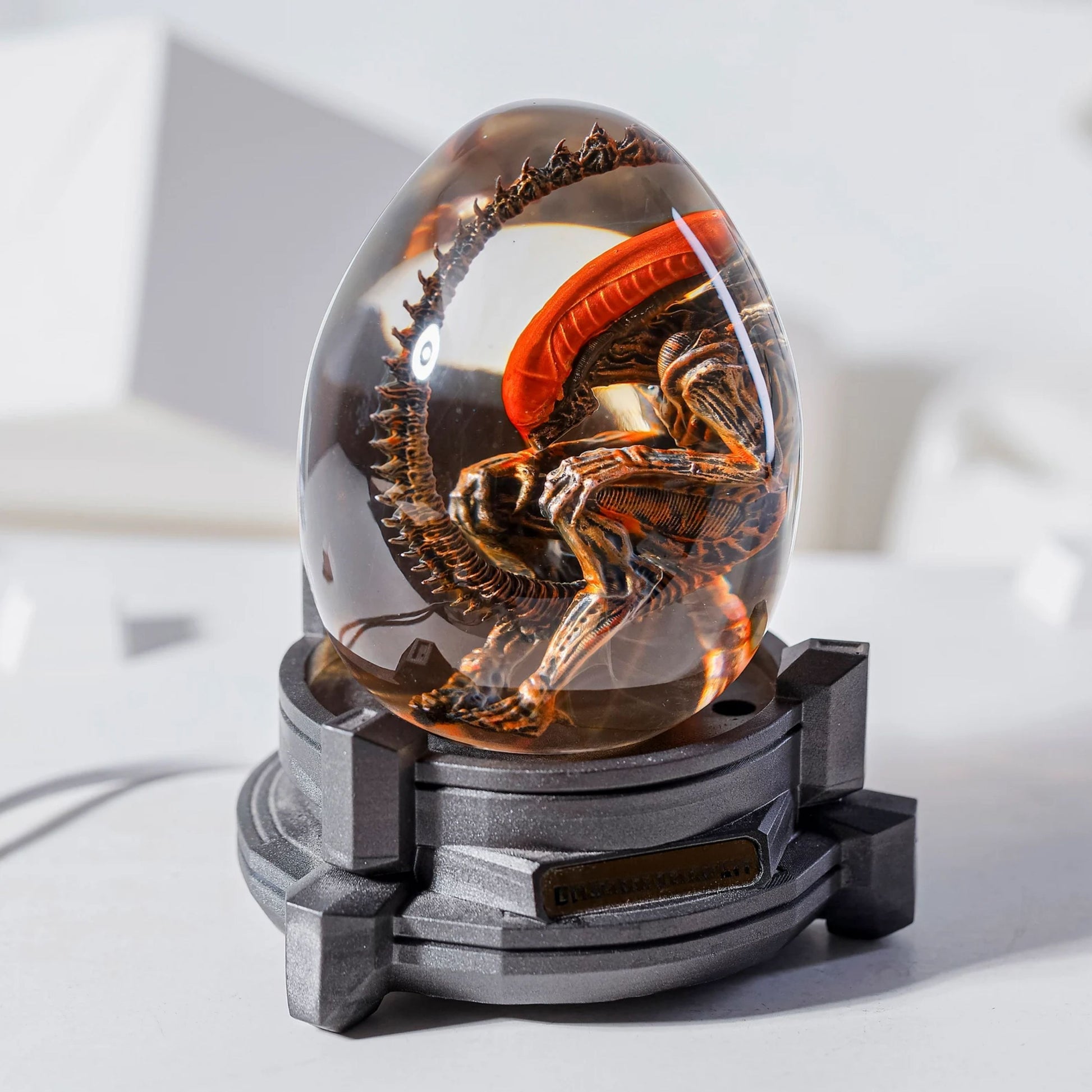 Sci-Fi Alien Xenomorph Resin Egg Lamp