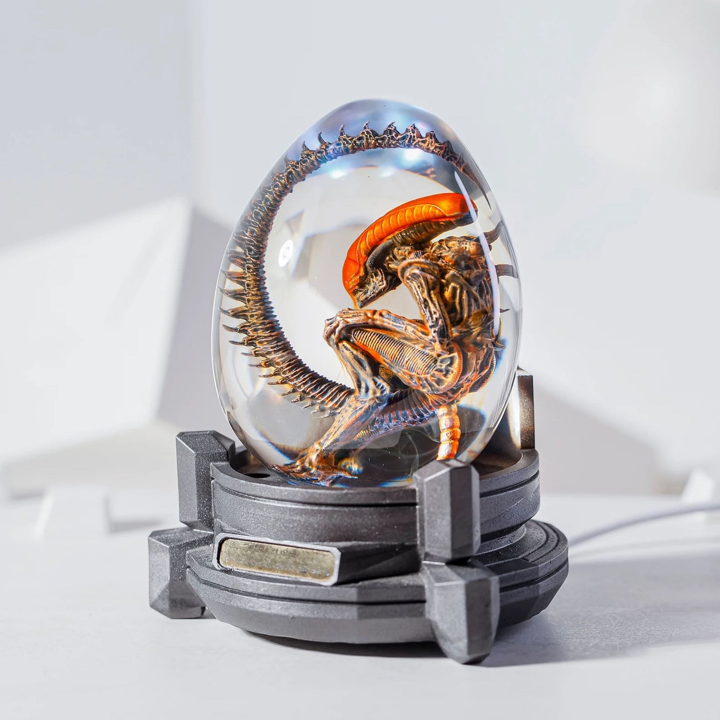 Sci-Fi Alien Xenomorph Resin Egg Lamp