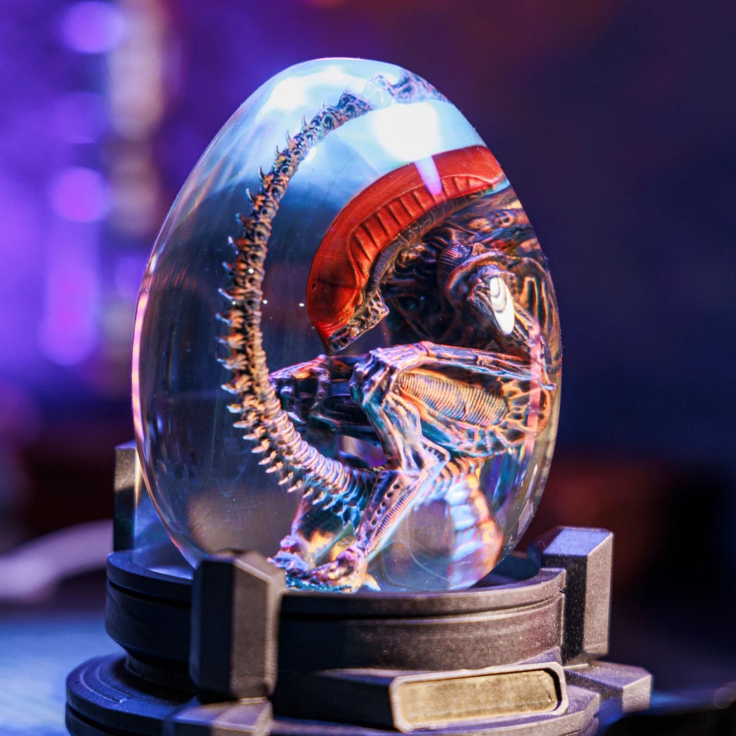 Sci-Fi Alien Xenomorph Resin Egg Lamp