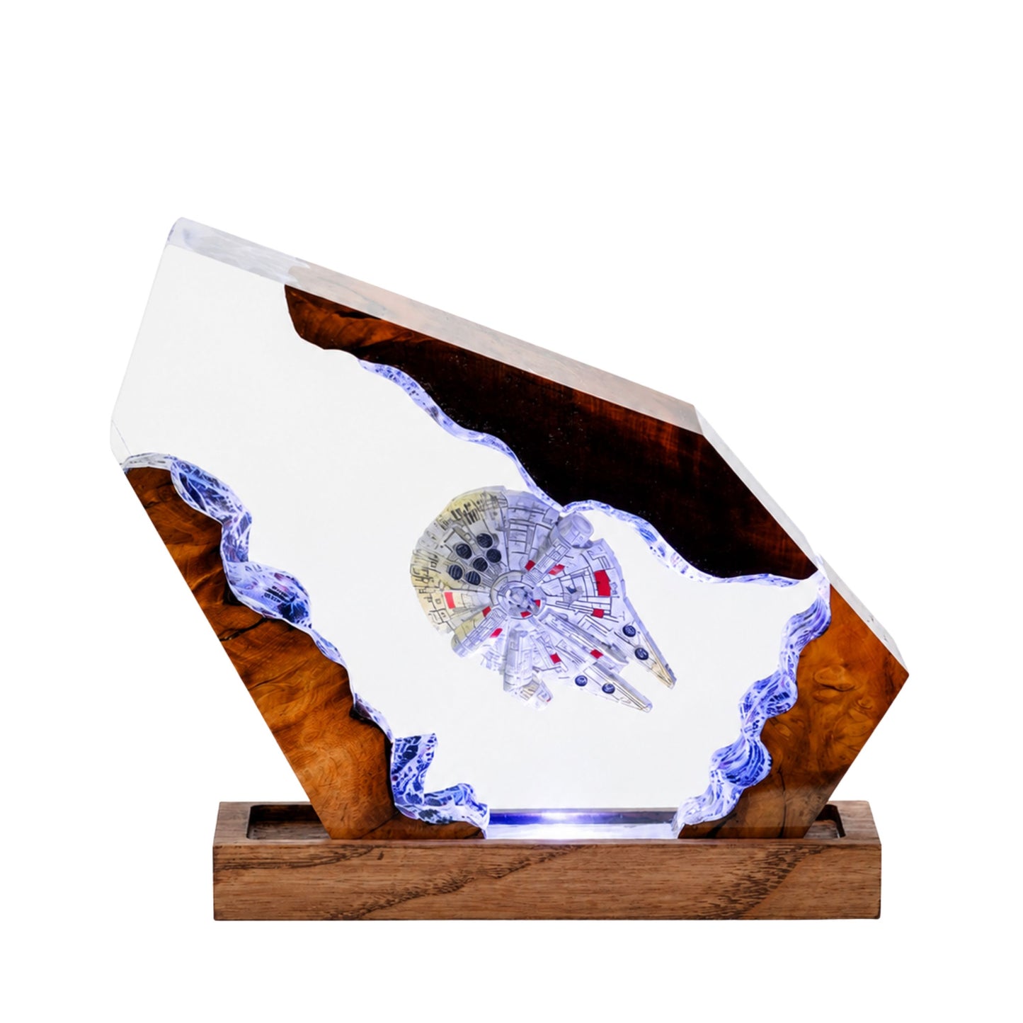Millennium Falcon Inspired Resin Lamp