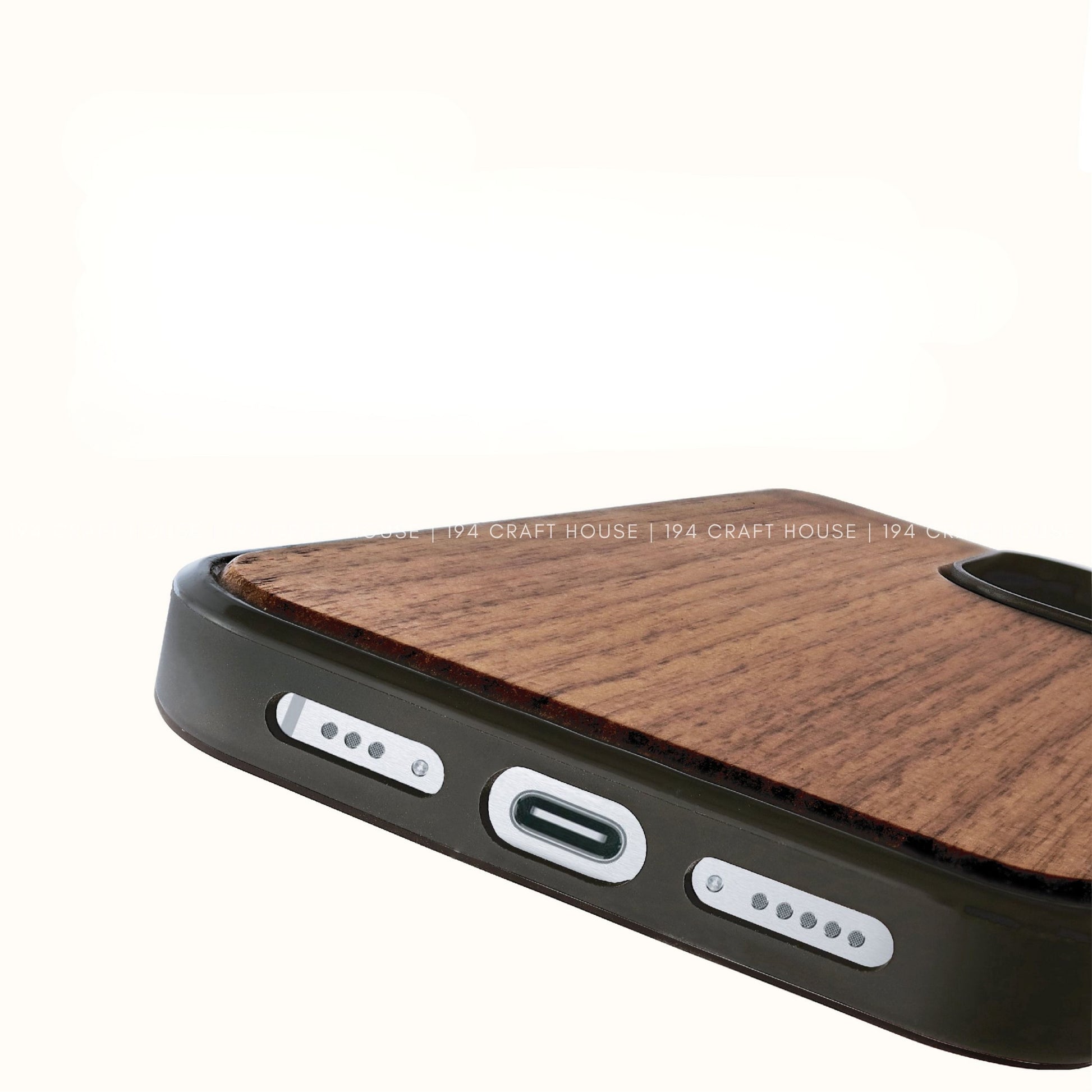 Custom Walnut Wooden iPhone Case: Personalized Office Gifts for Professional & Corporate Gifts
