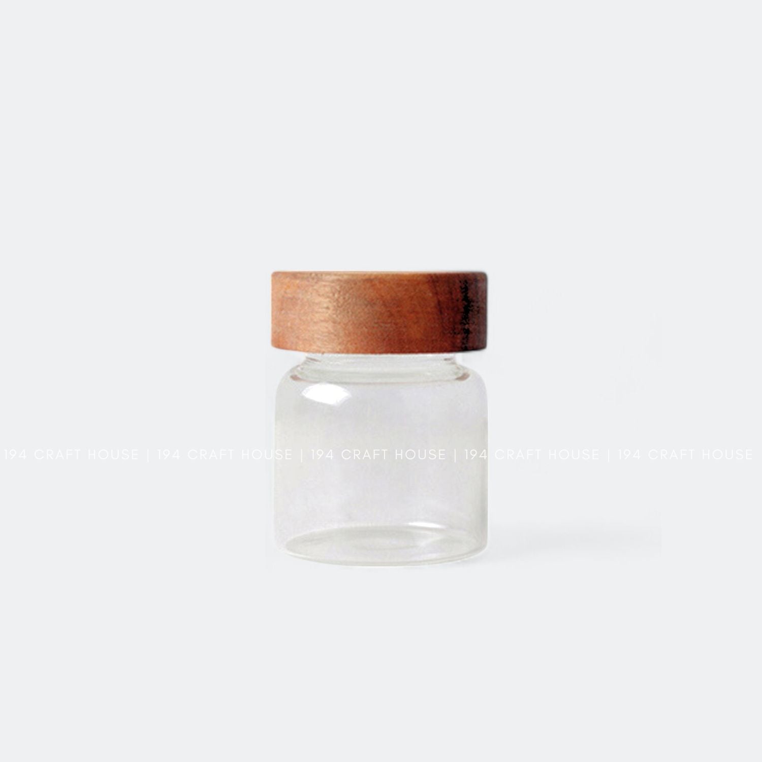 V-041-Clear Glass Jar