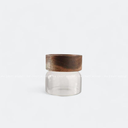 V-043-Tiny Glass Food Jar